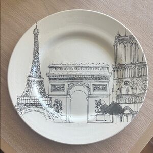 Royal Stafford Paris landmark dinner plate 
Made in England